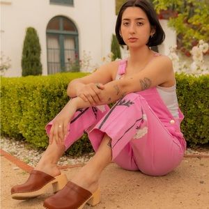 Big Bud Press Pink Poppy Overalls - XXS